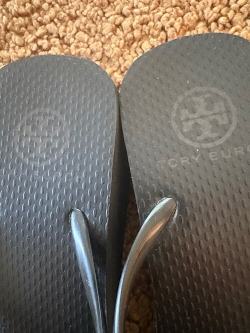 Tory Burch Flip Flop Wedge Sandals New - Picture 3 of 3